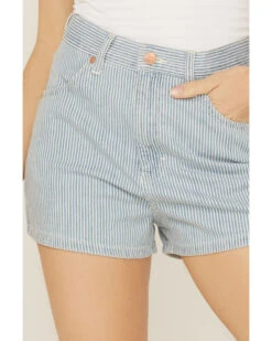 Wrangler Women's Hick Horey Stripe Carpenter Shorts -Country Clothing Store 2000358524 400 P2