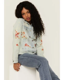 Stetson Women's Embroidered Floral Denim Jacket -Country Clothing Store 2000358885 400 P1
