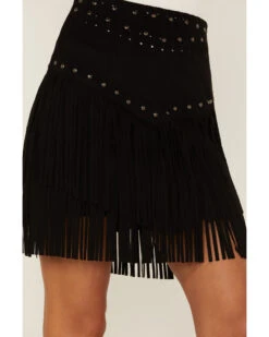 Idyllwind Women's Maxwell Ave Tiered Faux Suede Mini Skirt -Country Clothing Store 2000359133 001 P2