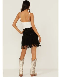 Idyllwind Women's Maxwell Ave Tiered Faux Suede Mini Skirt -Country Clothing Store 2000359133 001 P3