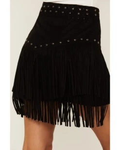 Idyllwind Women's Maxwell Ave Tiered Faux Suede Mini Skirt -Country Clothing Store 2000359133 001 P4