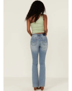 Cleo + Wolf Women's South Coast High Rise Modern Bootcut Jeans