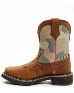 Shyanne Women's Jagger Camo Shaft Leather Western Boots - Wide Round Toe -Country Clothing Store 2000359644 340 P3