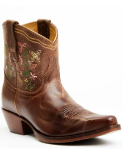 Shyanne Women's Chryssie Floral Shaft Western Fashion Booties - Snip Toe -Country Clothing Store 2000359657 200 P1