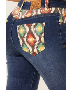 Ranch Dress'n Women's Hayes Southwestern Pocket Bootcut Jeans -Country Clothing Store 2000359674 400 P3