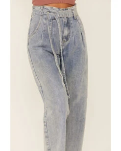 Wishlist Women's Acid Wash Tie Waist High Rise Jeans -Country Clothing Store 2000359693 400 P2