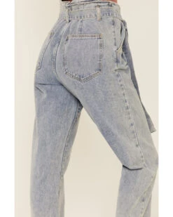 Wishlist Women's Acid Wash Tie Waist High Rise Jeans -Country Clothing Store 2000359693 400 P3