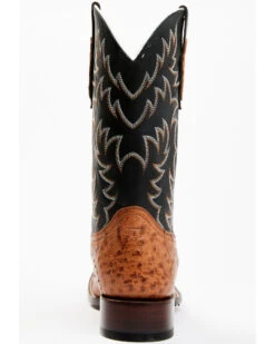Cody James Men's Full Quill Cognac Ostrich Exotic Western Boots - Broad Square Toe -Country Clothing Store 2000359772 001 P5