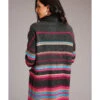 Stetson Women's Striped Oversized Knit Open-Front Cardigan -Country Clothing Store 2000360060 900 P2