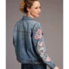 Stetson Women's Floral Embroidered Denim Jacket -Country Clothing Store 2000360062 400 P2