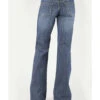 Stetson Women's 214 Medium Wash Pieced Pocket Trouser Leg Jean -Country Clothing Store 2000360067 400 P3