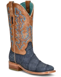 Corral Women's Exotic Alligator Skin Western Boots - Broad Square Toe -Country Clothing Store 2000360087 907 P1