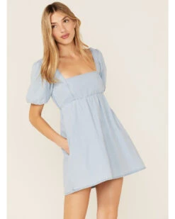 Show Me Your Mumu Women's Smitten Babydoll Denim Dress 9 Show Me Your Mumu Women's Smitten Babydoll Denim Dress -Country Clothing Store 2000360791 400 P1