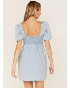 Show Me Your Mumu Women's Smitten Babydoll Denim Dress 8 Show Me Your Mumu Women's Smitten Babydoll Denim Dress -Country Clothing Store 2000360791 400 P4