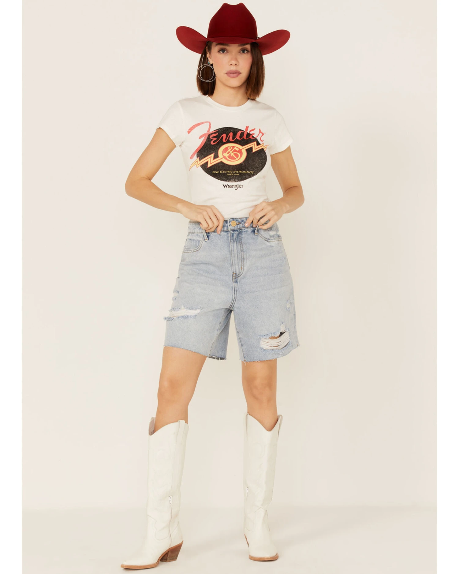 Show Me Your Mumu Women's Brentwood Distressed Denim Jean Shorts 3 Show Me Your Mumu Women's Brentwood Distressed Denim Jean Shorts