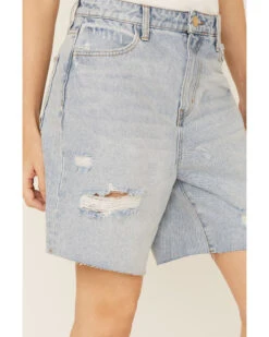 Show Me Your Mumu Women's Brentwood Distressed Denim Jean Shorts 9 Show Me Your Mumu Women's Brentwood Distressed Denim Jean Shorts -Country Clothing Store 2000360792 400 P2