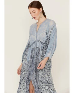 Free People Women's Oh My Indigo Midi Dress -Country Clothing Store 2000362302 402 P4