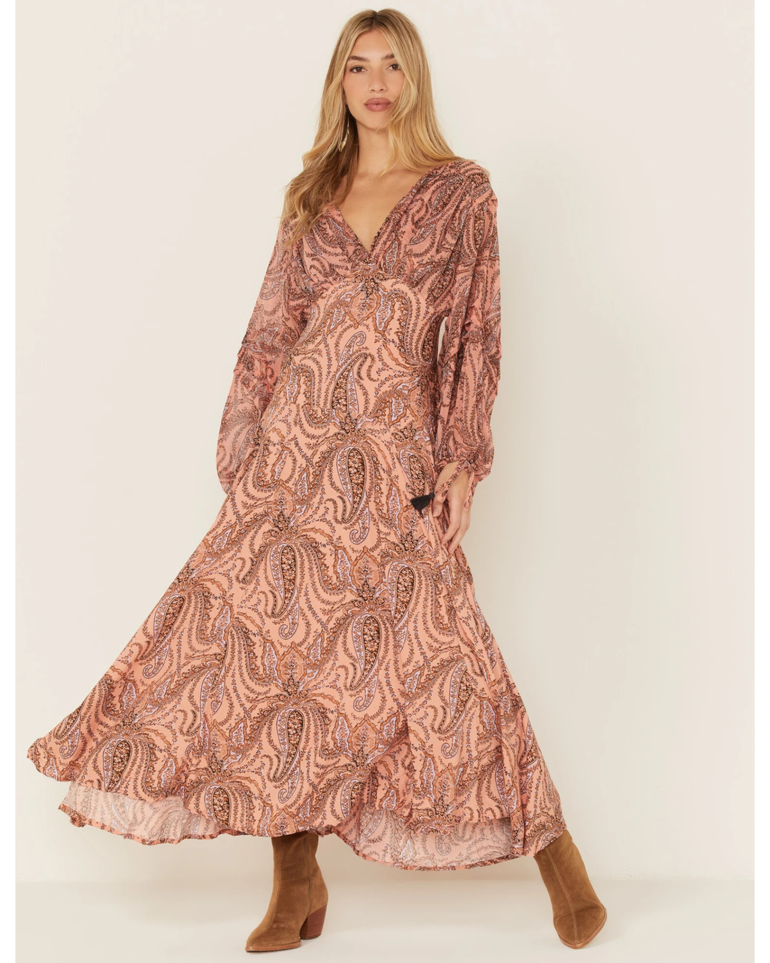 Free People Women's Multicolored Mirage Maxi Dress 3 Free People Women's Multicolored Mirage Maxi Dress