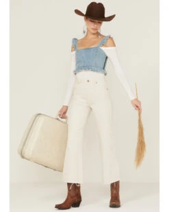 Rolla's Women's Eastcoast Crop Salt Flare Jeans -Country Clothing Store 2000362515 100 P1