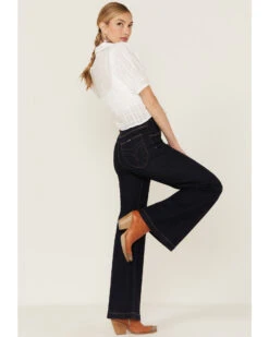 Rolla's Women's Eastcoast Dark Wash High Rise Flare Jeans 9 Rolla's Women's Eastcoast Dark Wash High Rise Flare Jeans -Country Clothing Store 2000362518 401 P3