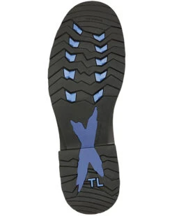 Tony Lama Men's Boom Saddle Cowhide Pull On Soft Western Work Boots - Round Toe