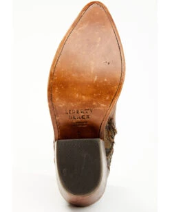 Liberty Black Women's Mosil Faux Snake Zipper Western Fashion Booties - Round Toe -Country Clothing Store 2000362999 200 P7