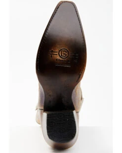 Circle G Women's Brown Floral Embroidery Western Boots - Snip Toe -Country Clothing Store 2000363298 200 P7