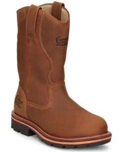Chippewa Men's Thunderstruck Blonde Pull On Waterproof Soft Work Boots - Round Toe -Country Clothing Store 2000363732 281 P1