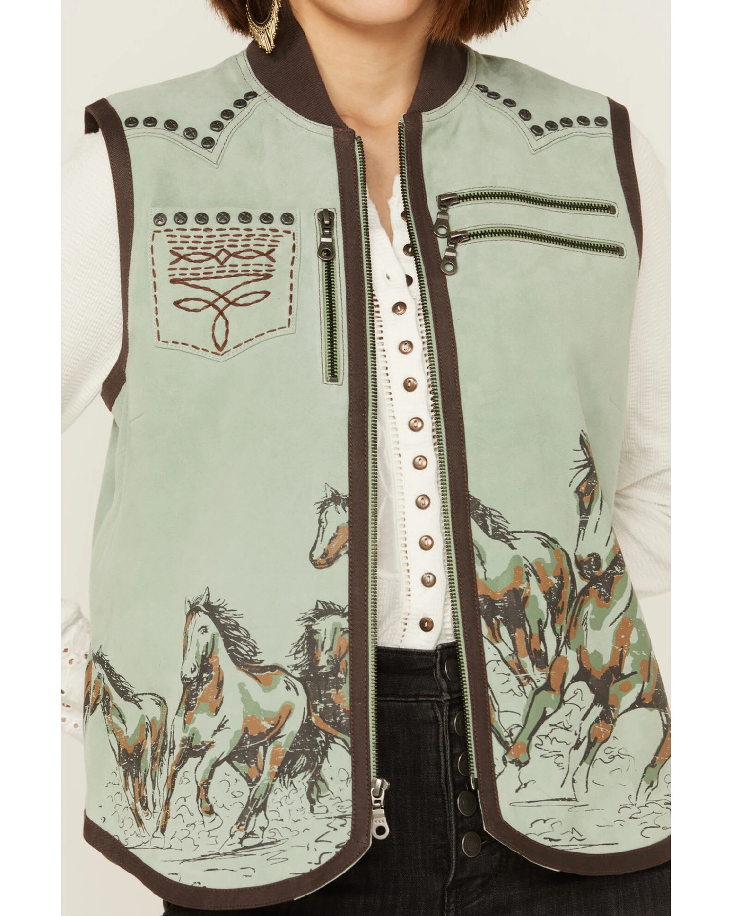 Double D Ranch Women's Wild Ones Vest 3 Double D Ranch Women's Wild Ones Vest
