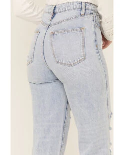 Vigoss Women's Distressed Tapered-Ankle Baggy High Rise Jeans -Country Clothing Store 2000364128 400 P3