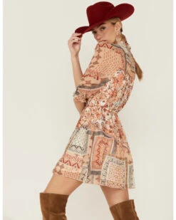 Miss Me Women's Patchwork Long Sleeve Dresss 8 Miss Me Women's Patchwork Long Sleeve Dresss -Country Clothing Store 2000364426 661 P3