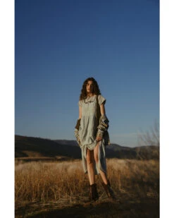 Cleo + Wolf Women's Tiered Relaxed Fit Midi Dress -Country Clothing Store 2000364818 461 P1