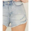 Cleo + Wolf Women's Heavy Distressed 2 1/2" Shorts