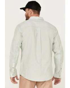 Brothers & Sons Men's Performance Solid Long Sleeve Button-Down Western Shirt