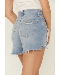 Free People Women's Maggie Kiss Me Distressed Shorts -Country Clothing Store 2000365744 414 P4