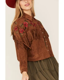 Maggie Sweet Women's Tango Floral Fringe Jacket -Country Clothing Store 2000365858 280 P3