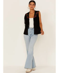 Maggie Sweet Women's Guajira Floral Fringe Vest -Country Clothing Store 2000365859 001 P2