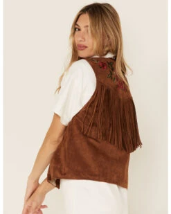 Maggie Sweet Women's Guajira Floral Fringe Vest -Country Clothing Store 2000365860 280 P4