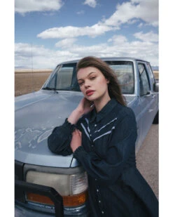 Maggie Sweet Women's Barcelona Tiered Denim Dress -Country Clothing Store 2000365869 400 P1