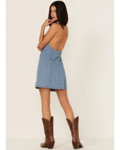 Free People Women's Sami Denim Mini Dress 8 Free People Women's Sami Denim Mini Dress -Country Clothing Store 2000366161 400 P4