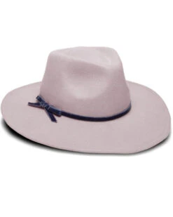 Nikki Beach Women's Riley Wool Felt Western Fedora Hat