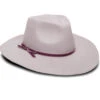 Nikki Beach Women's Lavender & Mink Riley Wool Felt Western Fedora Hat -Country Clothing Store 2000366267 570 P1