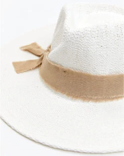 Nikki Beach Women's Shea Linen Trim Band Toyo Straw Fashion Rancher Hat 6 Nikki Beach Women's Shea Linen Trim Band Toyo Straw Fashion Rancher Hat -Country Clothing Store 2000366546 100 P2