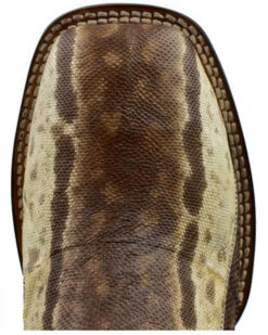 Dan Post Men's Karung Snake Brown Exotic Western Boots - Broad Square Toe -Country Clothing Store 2000366820 200 P6