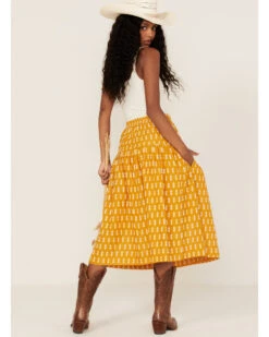 Stetson Women's Southwestern Embroidered Prairie Style Midi Skirt -Country Clothing Store 2000366894 700 P3