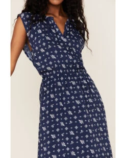 Stetson Women's Ditsy Floral Paisley Print Ruffle Flounce Midi Dress -Country Clothing Store 2000366898 400 P3