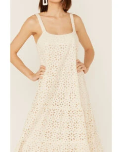 Jen's Pirate Booty Women's Flower Power Eyelet Lace Maxi Dress -Country Clothing Store 2000367181 101 P3
