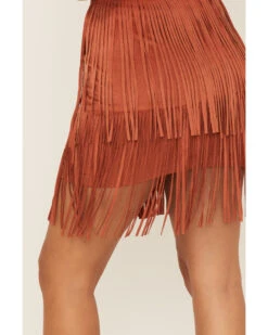 Idyllwind Women's Chestnut Trail Faux Suede Skirt 8 Idyllwind Women's Chestnut Trail Faux Suede Skirt -Country Clothing Store 2000367320 202 P4