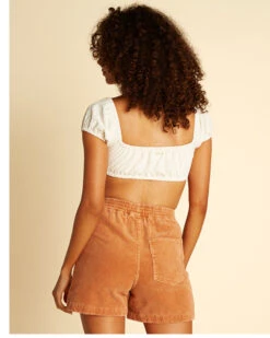 Billabong X Wrangler Women's High Rise According To Corduroy Shorts -Country Clothing Store 2000368008 235 P3