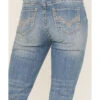 Rock & Roll Denim Women's Light Wash Mid Rise Straight Riding Jeans -Country Clothing Store 2000368122 412 P4